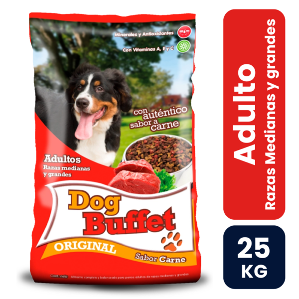 Dog Buffet Adulto Carne 25kg