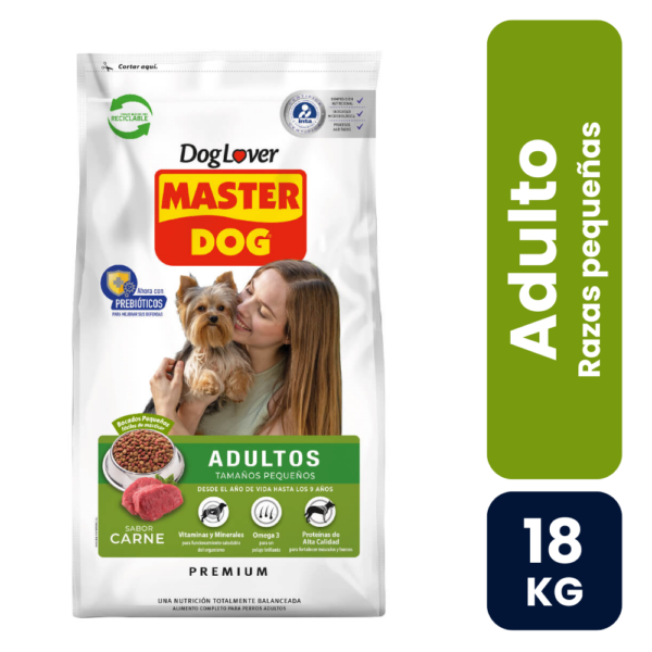 Master Dog Adulto Razas Pequeñas 18kg