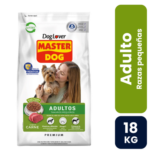 Master Dog Adulto Razas Pequeñas 18kg
